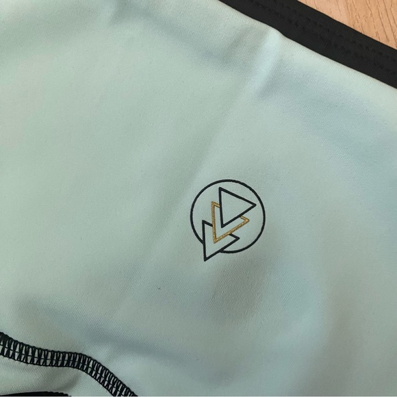 VIICAYA Compass Legging Aqua Olive Black Colorblock XL NEW - Picture 4 of 10